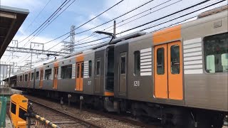 阪神1000系1211F+1607F 快速急行 芦屋駅通過