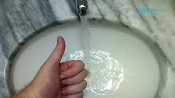 Como diminuir a água que sai da torneira?