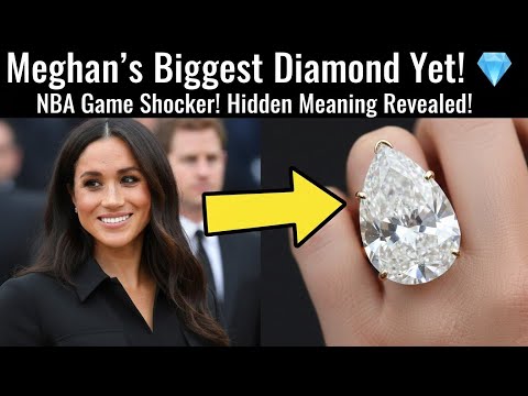 Video Meghan Markle Stuns at NBA All Star Game With Massive Diamond Ring!