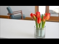 Storebought tulips with a creative twist