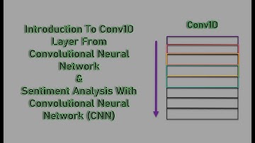 Introduction to Conv1D | Sentiment Analysis using Convolutional Neural Network (CNN)