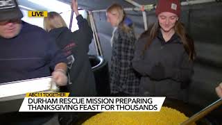 Durham Rescue Mission ready to serve Thanksgiving lunch