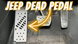 Upgrade Your Ride: Easy Dead Pedal Installation for Jeep Wrangler JL & Gladiator JT!