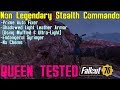 Fallout 76: Queen Tested: Non-Legendary Stealth Commando Setup