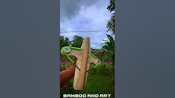 bamboo and art green bamboo art #bamboo #viral #usa #slingshots #diy