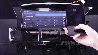 Zwnav 10.25 Qled Screen For Infiniti Q70 Q70L M25 M35 M37 M56 2013-2018 Android Car Radio Audio