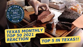 Texas Monthly Top 50 Reaction with LeRoy and Lewis