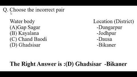 Choose the incorrect pair