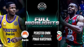 Peristeri bwin v Pinar Karsiyaka | Full Game Highlights | #BasketballCL 2023