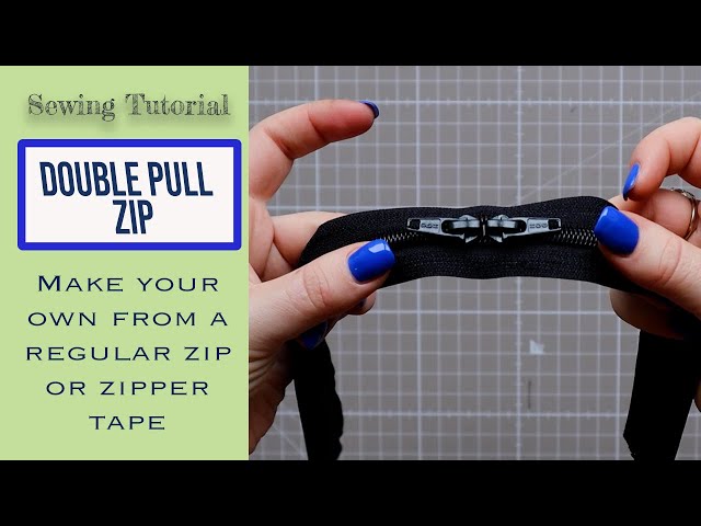 Creating a Double Pull Zipper