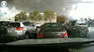 Dashcam video captures moment tornado rips through building in Nebraska