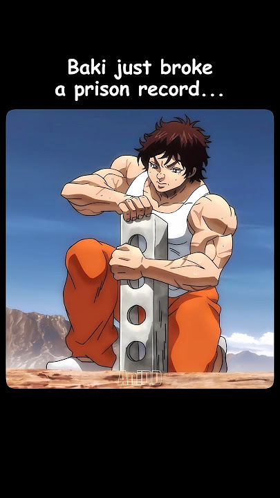 Baki builds a road in prison ☠️ #anime #shorts