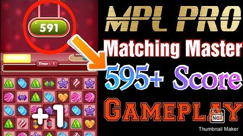 Mpl matching master tricks 595+ score gameplay 🙊no hack allowed 🙊