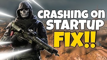 How to fix call of duty warzone crashing on startup (warzone crashing on pc)
