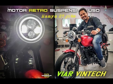 REVIEW Motor Retro VIAR VINTECH 200-250 | FULL LED !!