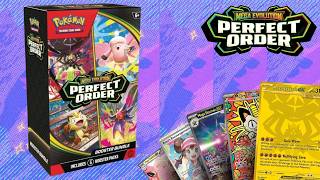 Pokemon Perfect Order Booster Bundle!! | Pulling one of my chase cards!! 🔥🔥