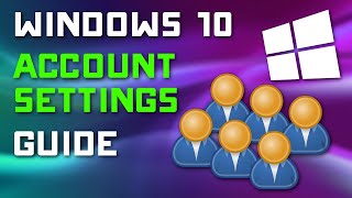 Windows 10 Settings - Accounts - Your Info, Email & Accounts, Access Work or School, & More