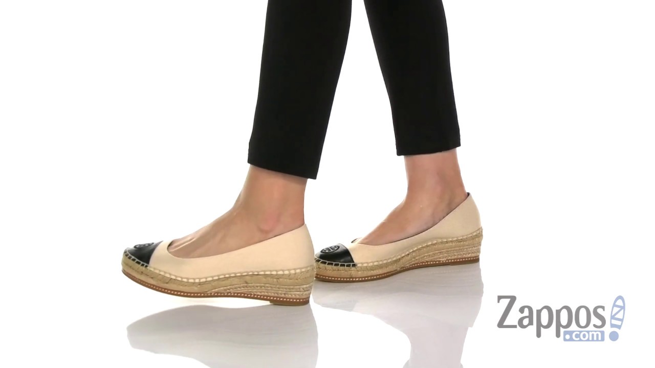 Tory Burch Color-Blocked 50 mm Espadrille SKU: 9399663 - YouTube