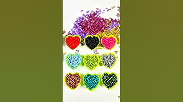 🩷🖤❤️ Satisfying Colorful Beads Sorting ASMR Video #reversebeads #asmr #satisfying