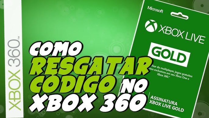 Como Resgatar Código da Xbox Live pelo Xbox One 