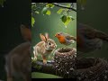 Cute Bird and Sweet Melon Story 🍈🐦 | Heartwarming AI Animal Short #shorts #viral #trending #aistory