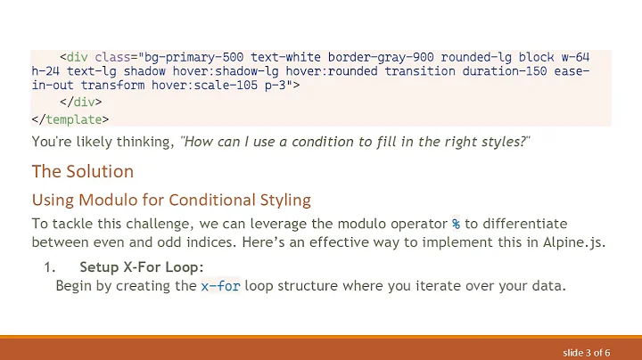 How to Add a Condition in x-bind Alpine.js in a for Loop