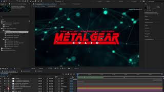 Glitch 02 - Stretched out logo or text - After Effects Template