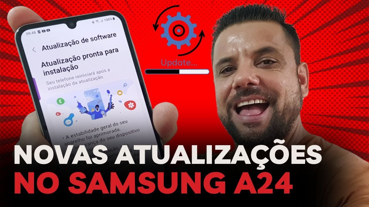 Como ATUALIZAR a VERSÃO DO ANDROID No Celular Samsung GALAXY A24 - YouTube