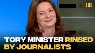 Just a Tory minister getting skewered by journalists on the morning round