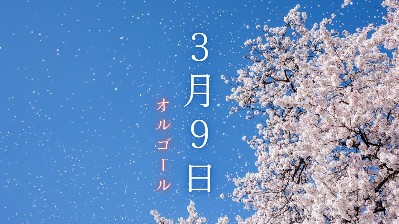 【卒業ソング・オルゴール】「3月9日／レミオロメン」1時間耐久・途中広告なし｜睡眠用・作業用・勉強用BGM