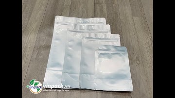 Túi Zipper 2 Mặt Bạc Đáy Đứng Nhiều Kích Thước Tiện Lợi Giá Rẻ | Vinpack