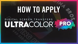 How To Apply UltraColor® Pro | Digital Screen Printed Heat Transfers screenshot 4