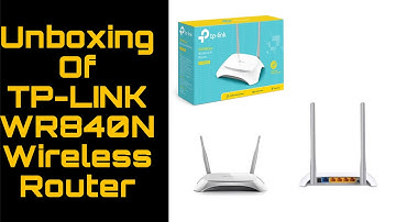 Unboxing Of TP-LINK TL-WR840N Router #viral #unboxing #techupdates #techunbox