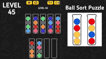 Ball Sort Puzzle Level 45