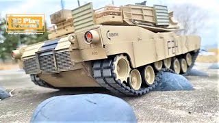 RC TANK HengLong M1A2 Abrams Off-Road Action 3s Lipo Power 에이브람스 탱크 Part 1