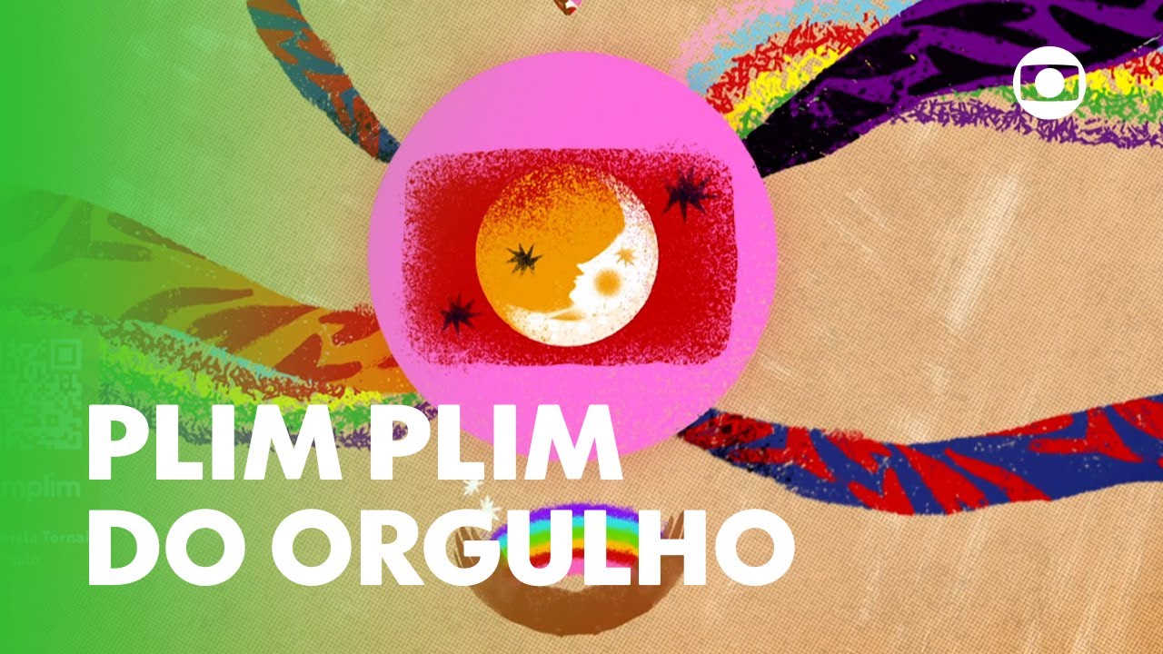 Plim Plim do Dia do Orgulho com obra da ilustradora Gabriela Tornai! 🌈  | TV Globo