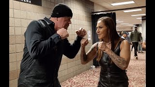 Cris Cyborg Boxing Fight Video Blog David Benavidez Vs Caleb Plant Las Vegas