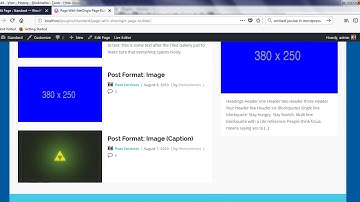 Create Page With SiteOrigin Page Builder With NYSU Magazine Theme
