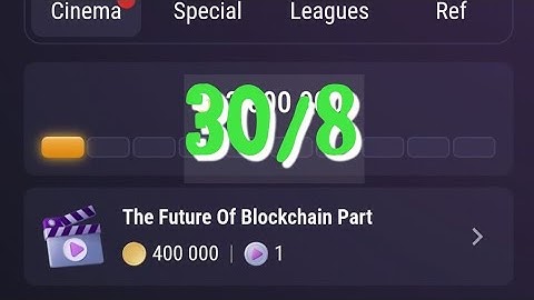 The Future Of Blockchain Part3 30 Aug Tap Swap Watch Daily Video Code  | Tapswap New Code Today?  .