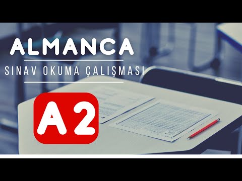 #A2/04 A2 SEVİYESİ ALMANCA SINAVI CÜMLE ÇÖZÜMLEMELERİ | almanca öğren