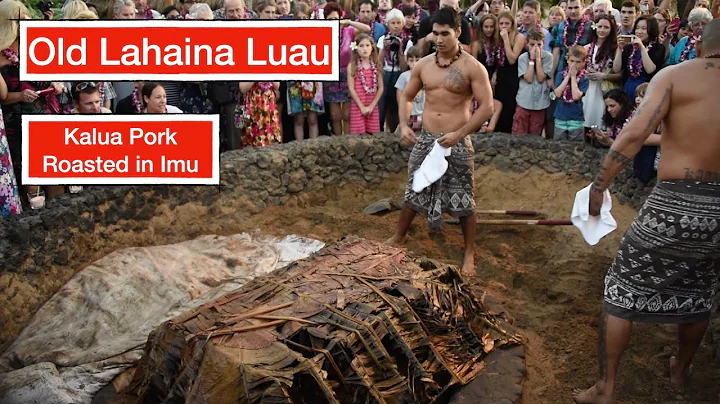 🐷 Kalua Pork cooked using traditional Imu at the Old Lahaina Luau in Maui, Hawaii 🐷