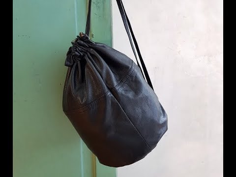 Lav en taske af læderbukser -