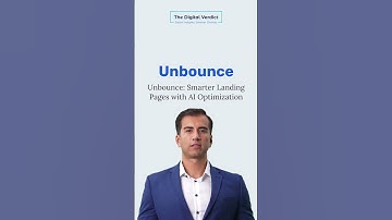 Unbounce: Smarter Landing Pages with AI Optimization