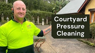 Courtyard Pressure Cleaning by High Pressure Cleaning Gold Coast | 2021