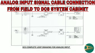 Analog input complete loop drawing from field to DCS | Instrument Guru