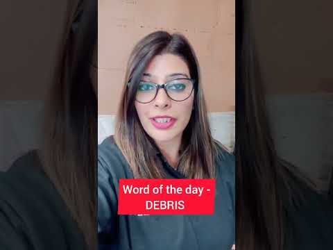Word Of The Day DEBRIS Shorts English Vocab Ssc Exam