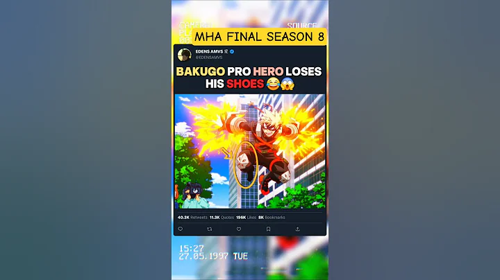 BAKUGO, LE HÉROS PRO PERD SES CHAUSSURES | #myheroacademia #edit #amv #mha #anime #mangaedit
