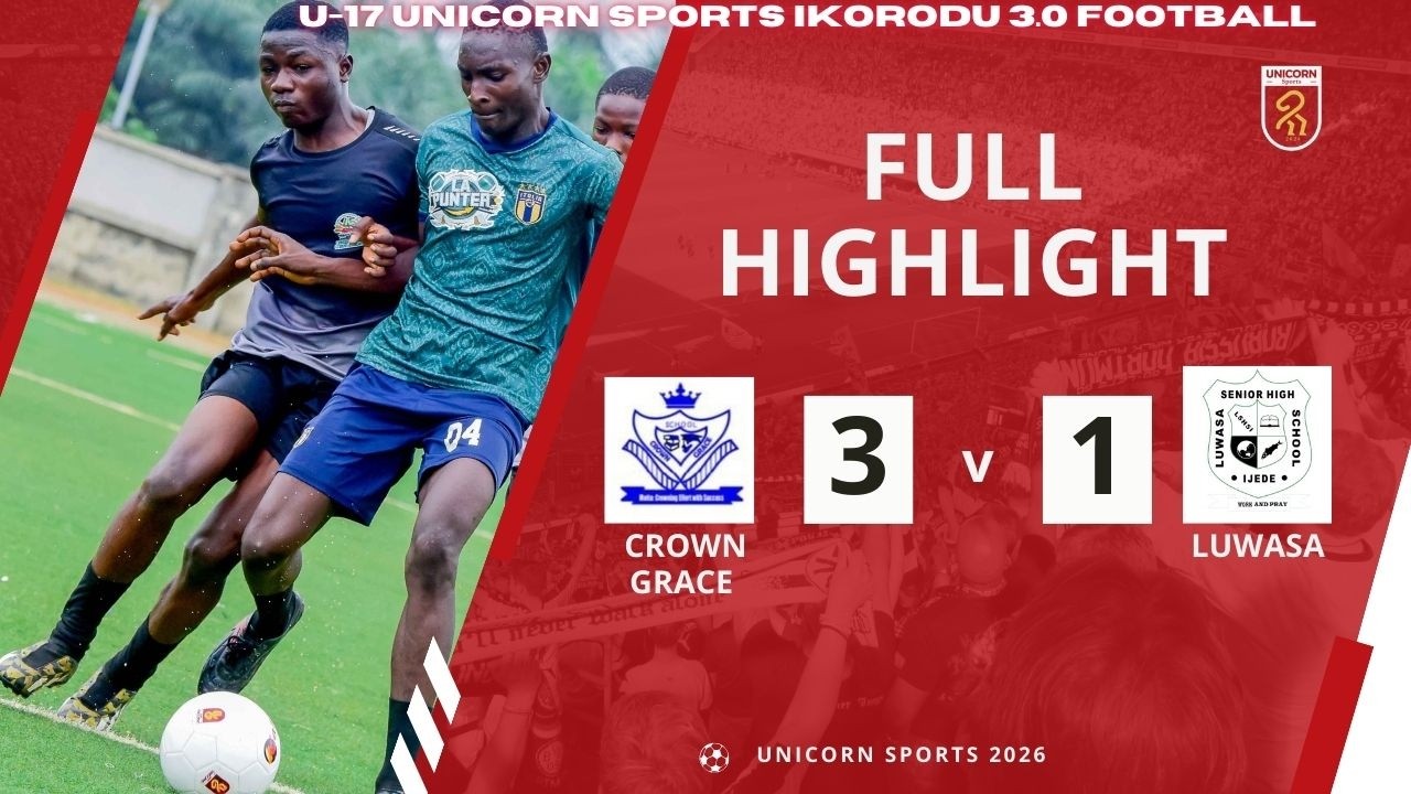 Crown Grace 3 Vs 1 Luwasa Highlight #UnicornSports #YouthFootball #FutureChampions #SchoolFootball