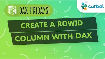 DAX Fridays! #170: Create a Row ID on subcategories using DAX