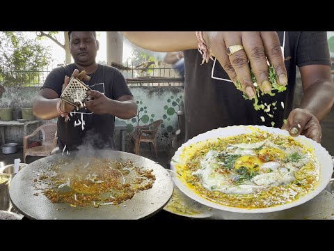 Yummy ! Anda Ghotala Making | Pintu Bhai Omelette Center @ Surat City | Indian Street Food | Tasty Street Food